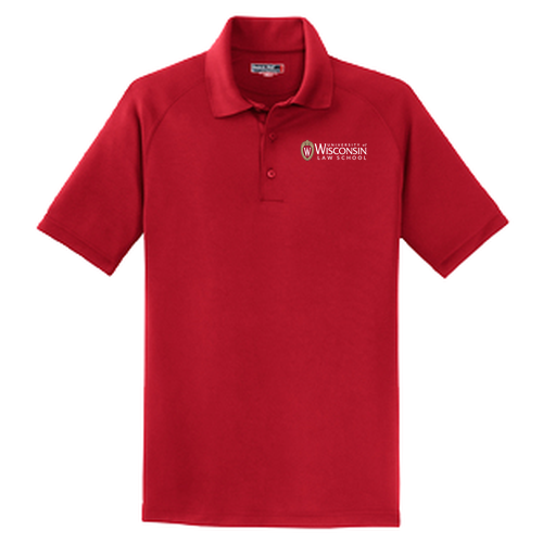 Sport-Tek Dry Zone Raglan Polo -- True Red