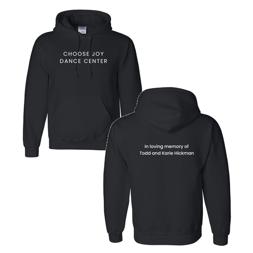White In Loving Memory Design -- Gildan Adult Dryblend Adult Hooded Sweatshirt -- Black