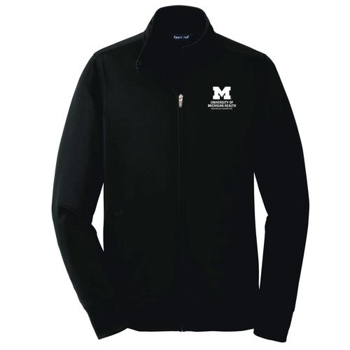 Ladies Sport Tek Sport Wick Fleece Full Zip Jacket -- Black