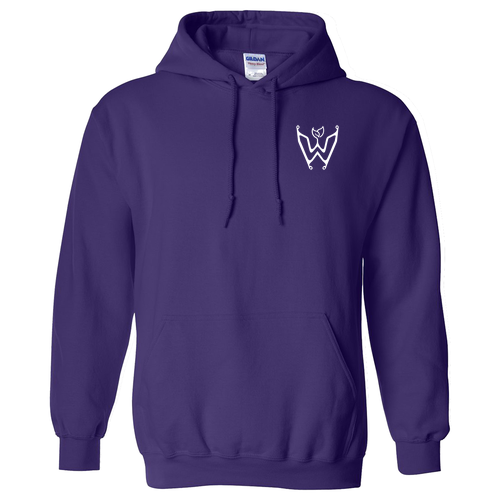 Gildan Heavy Blend Hooded Sweatshirt -- Purple