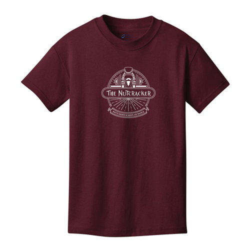 Port and Company Youth 5.4oz T Shirt -- Athletic Maroon