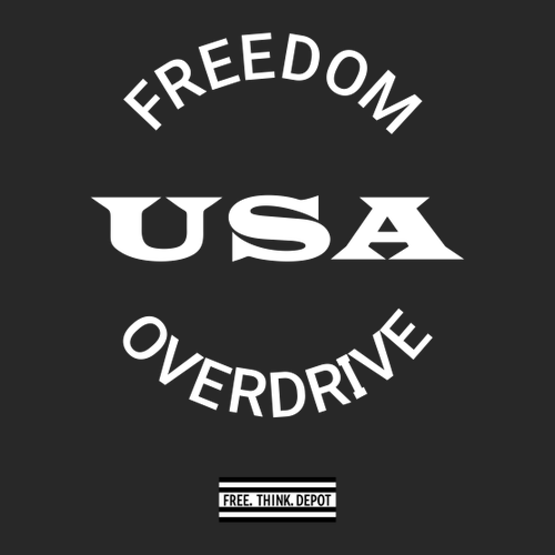 Freedom Overdrive T-Shirt -- Black