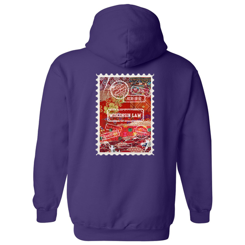 Gildan Heavy Blend Hooded Sweatshirt -- Purple