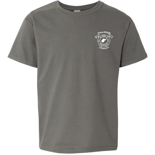 Youth Gildan Softstyle T-Shirt -- Charcoal