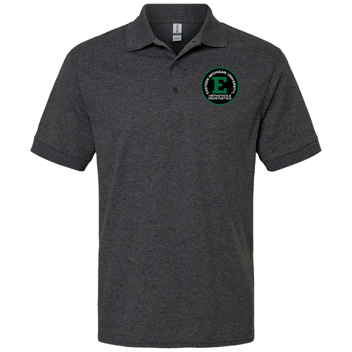 Gildan DryBlend Jersey Polo -- Dark Heather