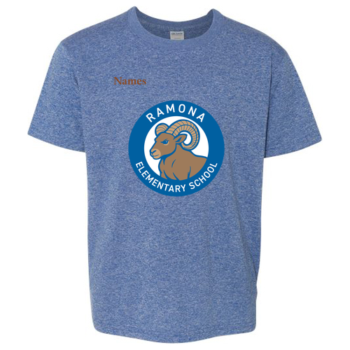 Gildan Youth Softstyle T-Shirt -- Heather Royal