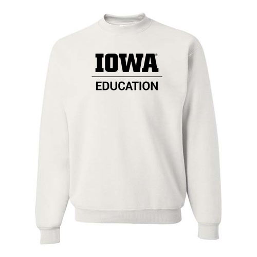 Jerzees 8 Oz., 50/50 Nublend Fleece Crew -- White