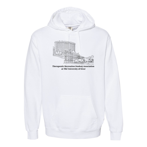 Comfort Colors Garment Dyed Hooded Pullover Sweatshirt -- White