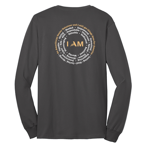 (Plus Sizes Only) I Am Longsleeve -- Charcoal