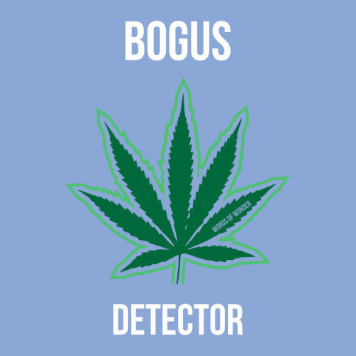 Bogus Detector T-Shirt -- Blue