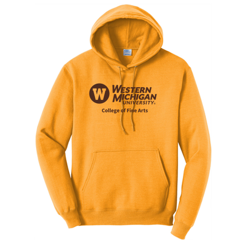 Port & Company Pullover Hooded Sweatshirt -- Gold