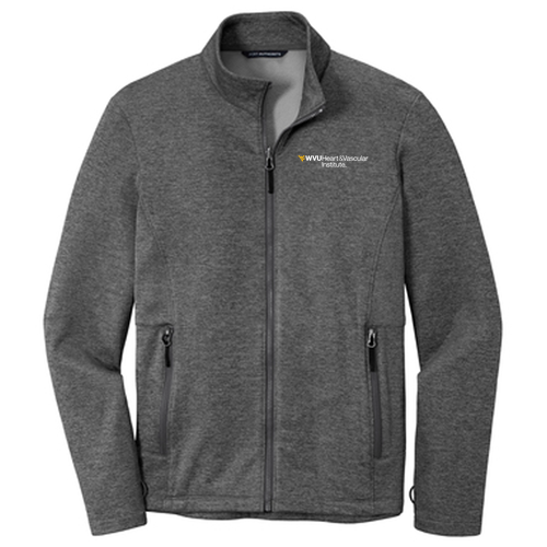 Port Authority Collective Striated Fleece Jacket -- Sterling Grey Heather