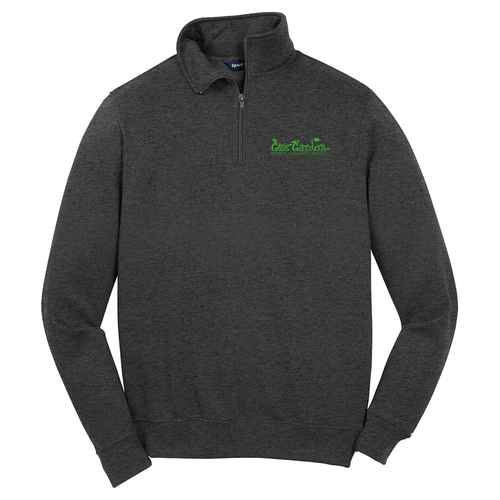 Sport Tek Quarter Zip Sweatshirt -- Graphite Heather