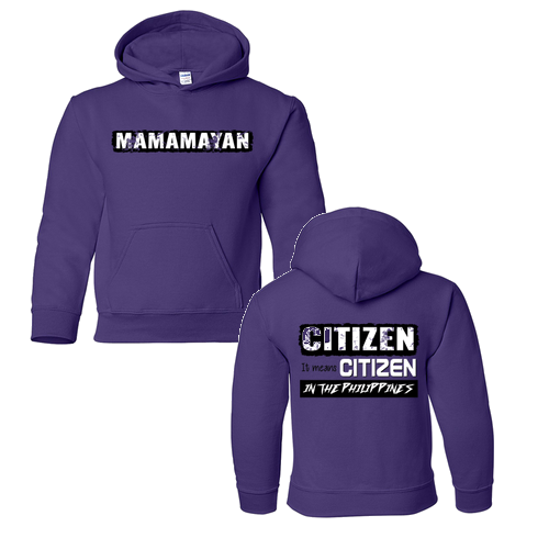 Youth Hoodie Purple House Gildan