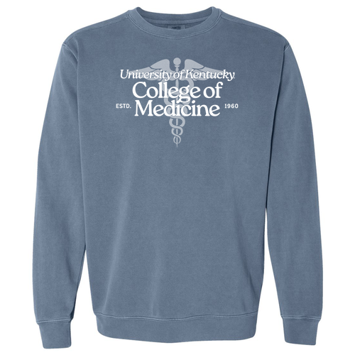 Comfort Colors Adult Crewneck Sweatshirt -- Blue Jean