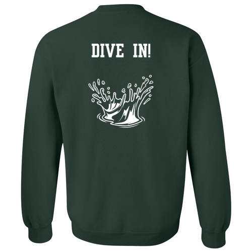Gildan Heavy Blend Crew Neck Sweatshirt -- Forest Green