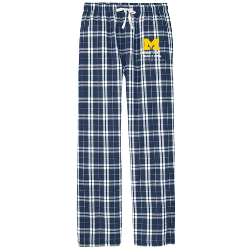 District Flannel Plaid Pant -- True Navy