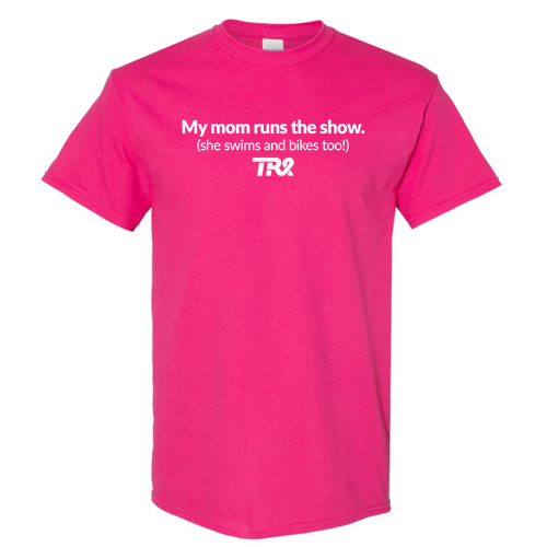 My Mom Runs... T-Shirt -- Pink