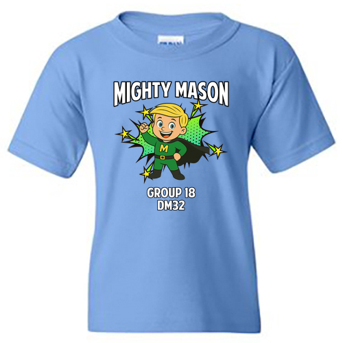 Gildan Heavy Cotton Basic Youth T-Shirt -- Carolina Blue