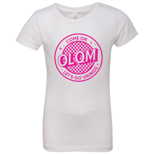 Next Level Girls Princess Crewneck Tee -- White
