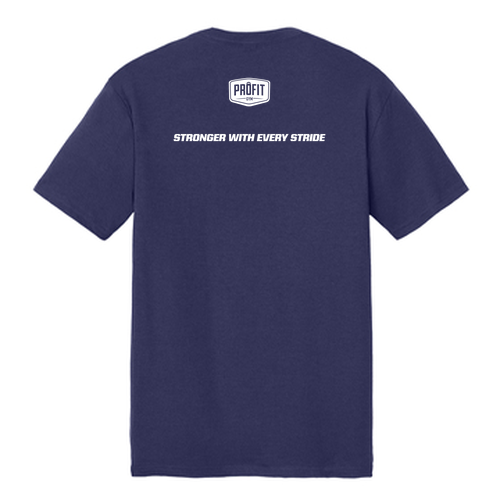 District Made Mens Perfect Tri Crew Tee -- Tanzanite