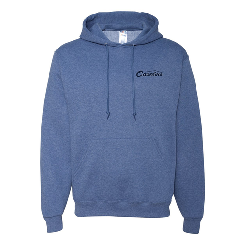 Jerzees 8 oz 50/50 Nublend Adult Hooded Sweatshirt -- Vintage Heather Blue