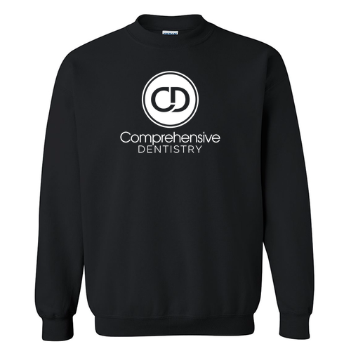 Gildan Heavy Blend Crew Neck Sweatshirt -- Black