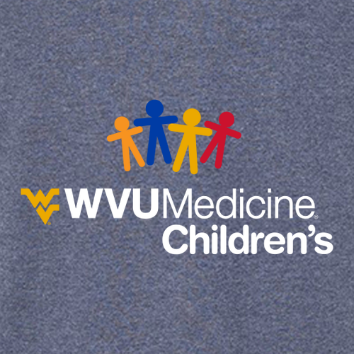 WVU Medicine Children's Gildan Heavy Cotton Basic T-Shirt -- Heather Navy