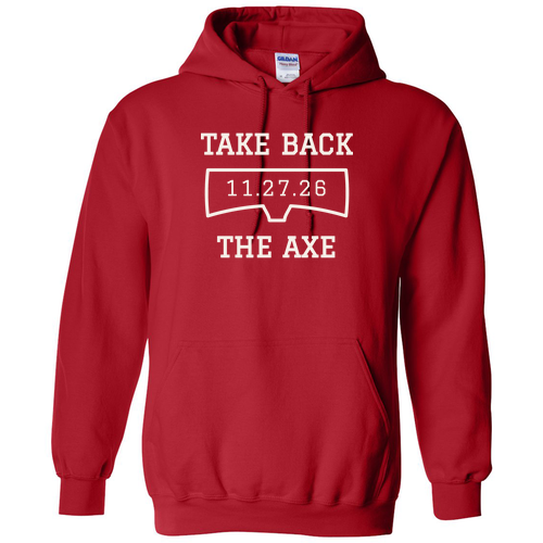 Gildan Heavy Blend Hooded Sweatshirt -- Red