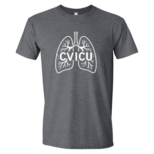CVICU SoftStyle T-Shirt  -- Dark Heather
