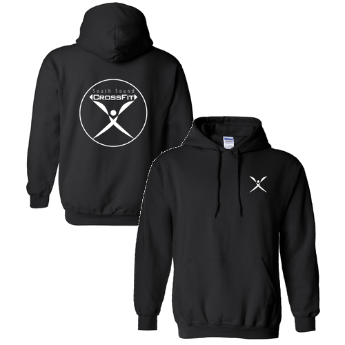 Gildan Heavy Blend Hooded Sweatshirt -- Black
