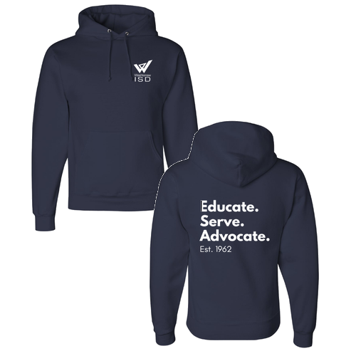 Mens/Unisex Jerzees 9 oz Super Sweats Nublend Hooded Sweatshirt -- J. Navy