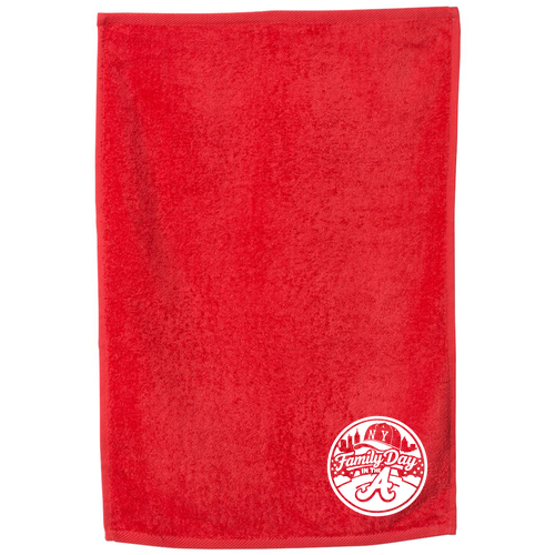 Q-Tees Deluxe Hemmed Hand Towel -- Red