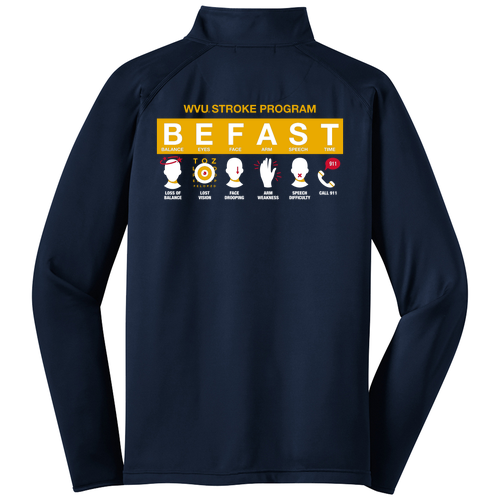 Sport Tek Sport Wick Stretch Half Zip Pullover -- True Navy
