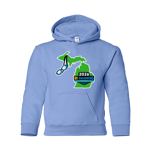 Youth Gildan Heavy Blend Hooded Sweatshirt -- Carolina Blue