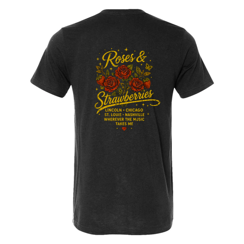 Roses & Strawberries Short Sleeve Tee