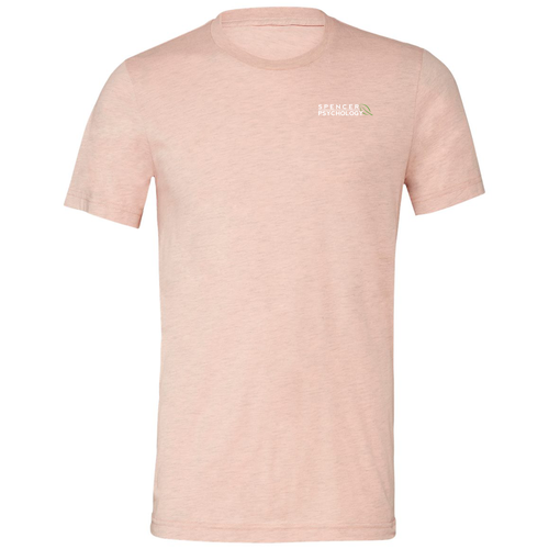 Bella Canvas Unisex Heather CVC T-Shirt -- Heather Prism Peach