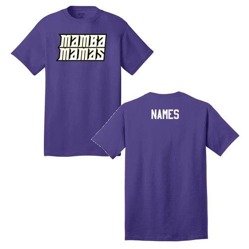 Mamba Mamas Port and Company 5.4 oz Cotton T-Shirt -- Purple
