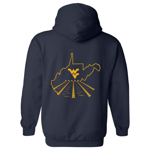 Lane Design Gildan Heavy Blend Hooded Sweatshirt -- Navy