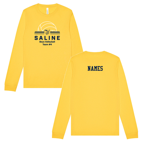 Mens/Unisex Bella Canvas Heather CVC Long Sleeve Tee -- Heather Yellow Gold