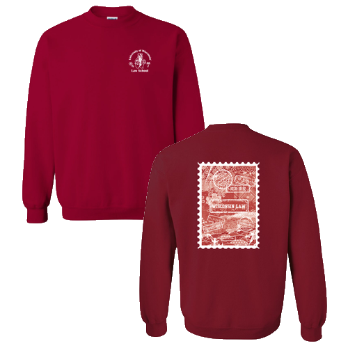 Gildan Heavy Blend Crew Neck Sweatshirt -- Cardinal Red