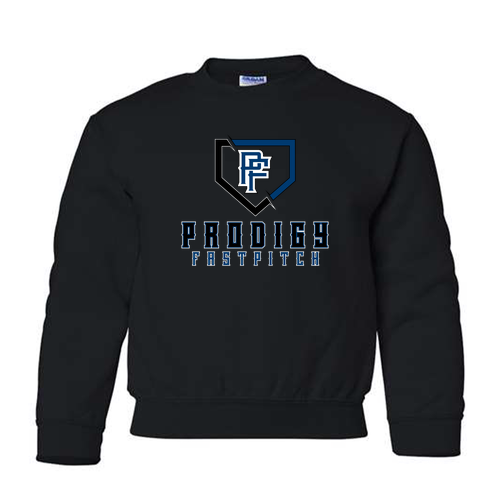 Gildan Heavy Blend Youth Crew Neck Sweatshirt -- Black