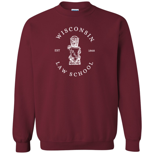 UW Law Sweatshirt -- Garnet