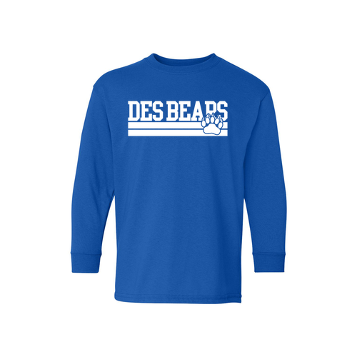 Gildan Youth Heavy Cotton Longsleeve -- Royal