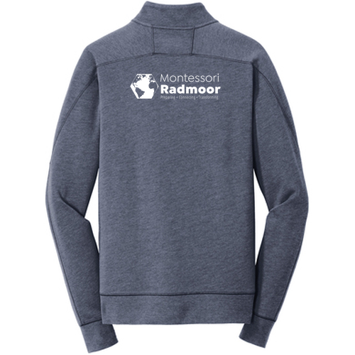 New Era Tri-Blend Fleece 1/4-Zip Pullover -- True Navy Heather