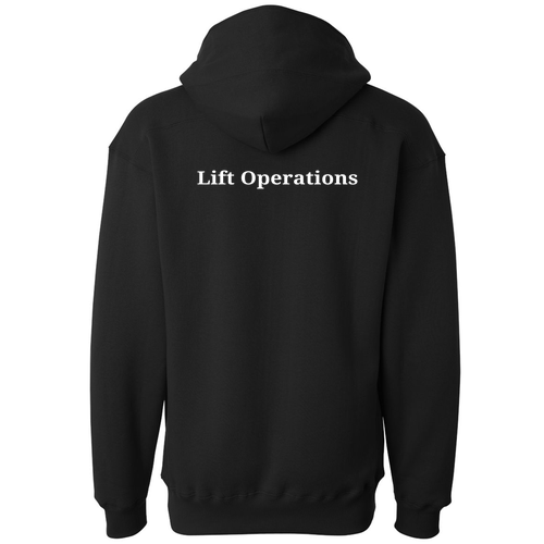 J America Sport Lace Hooded Sweatshirt -- Black