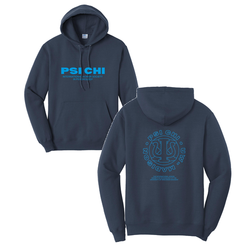 Port and Company Core Fleece Pullover Hooded Sweatshirt Navy
