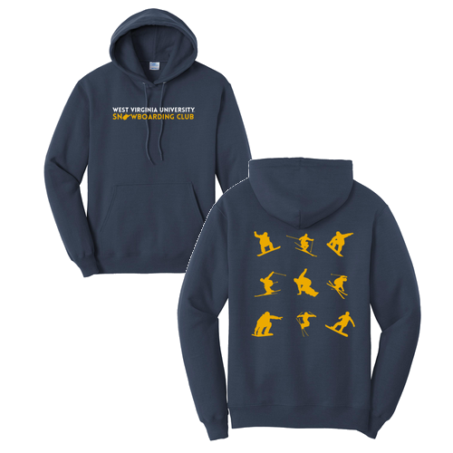 Port and Company Core Fleece Pullover Hooded Sweatshirt -- Navy