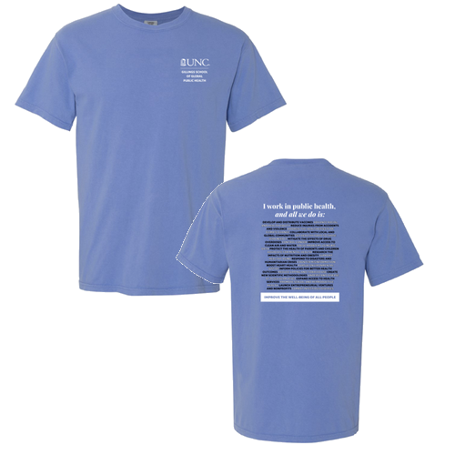 Comfort Colors Ringspun Garment Dyed T Shirt -- Mystic Blue