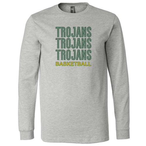Bella+Canvas Unisex Heather Cvc Long Sleeve Tee- Heathers -- Athletic Heather